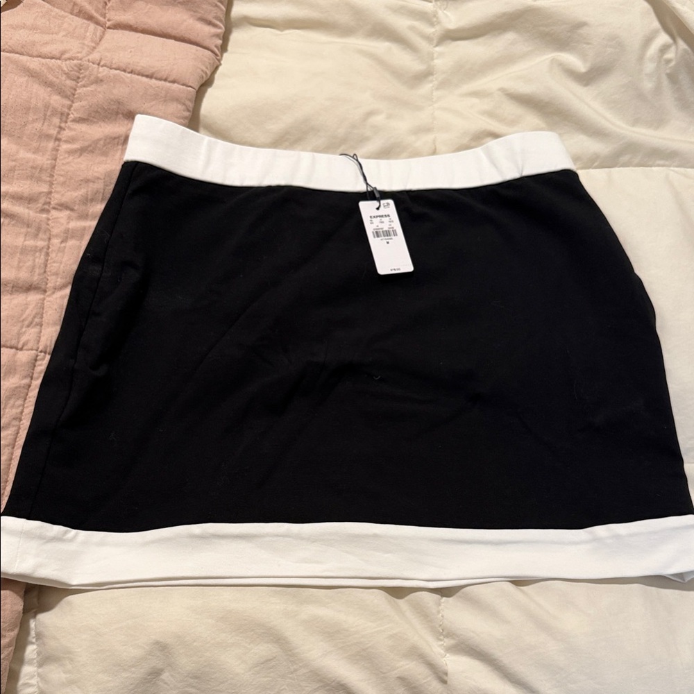 Black and White Women's Skirt